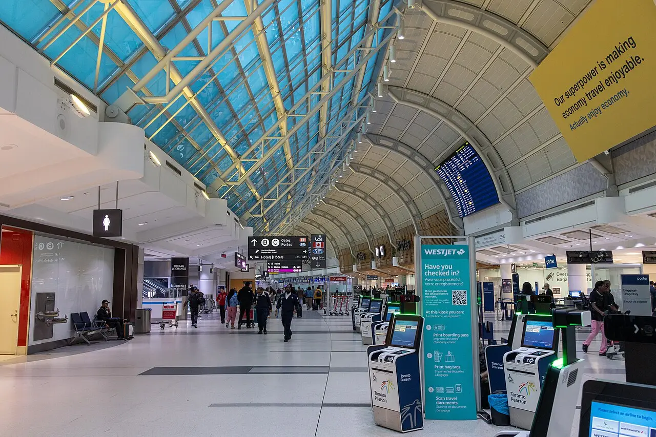 Exterior of Terminal 3 at Toronto Pearson International Airport