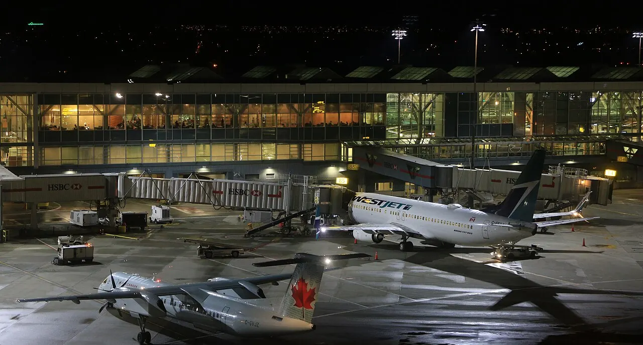 Pier E concourse interior at Vancouver International Airport