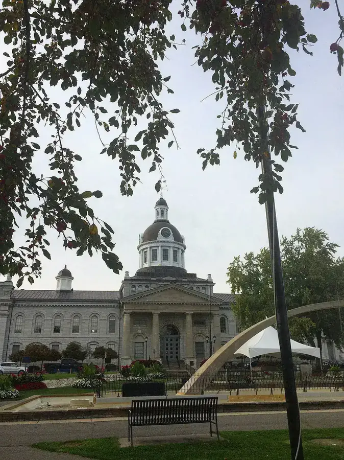 Kingston City Hall limestone dome and classical façade