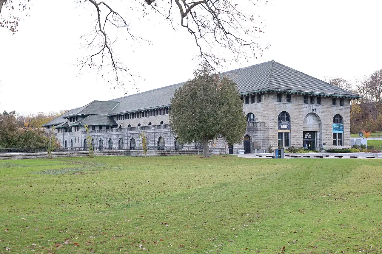 Exterior of the historic Niagara Parks Power Station building