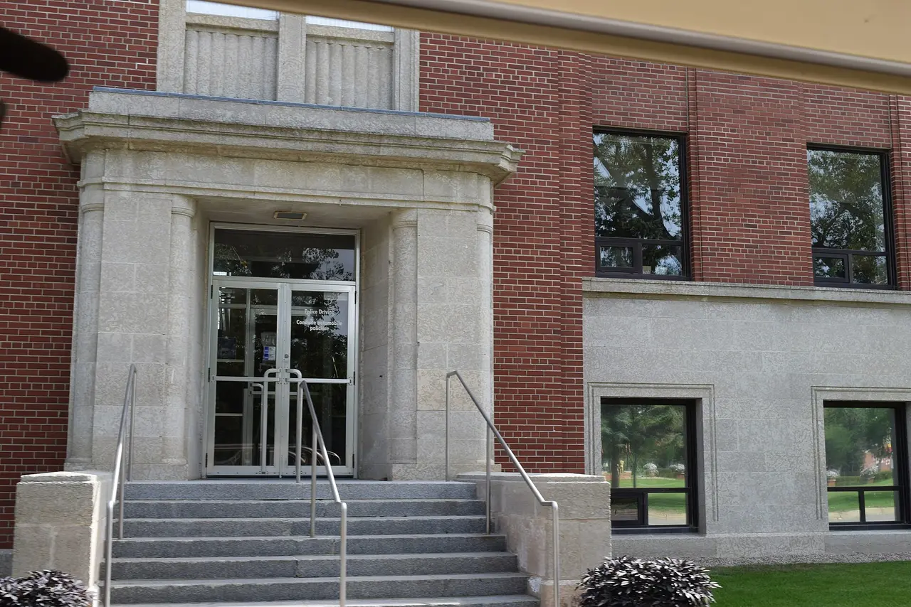 The main building at the RCMP Academy, Depot Division, in Regina