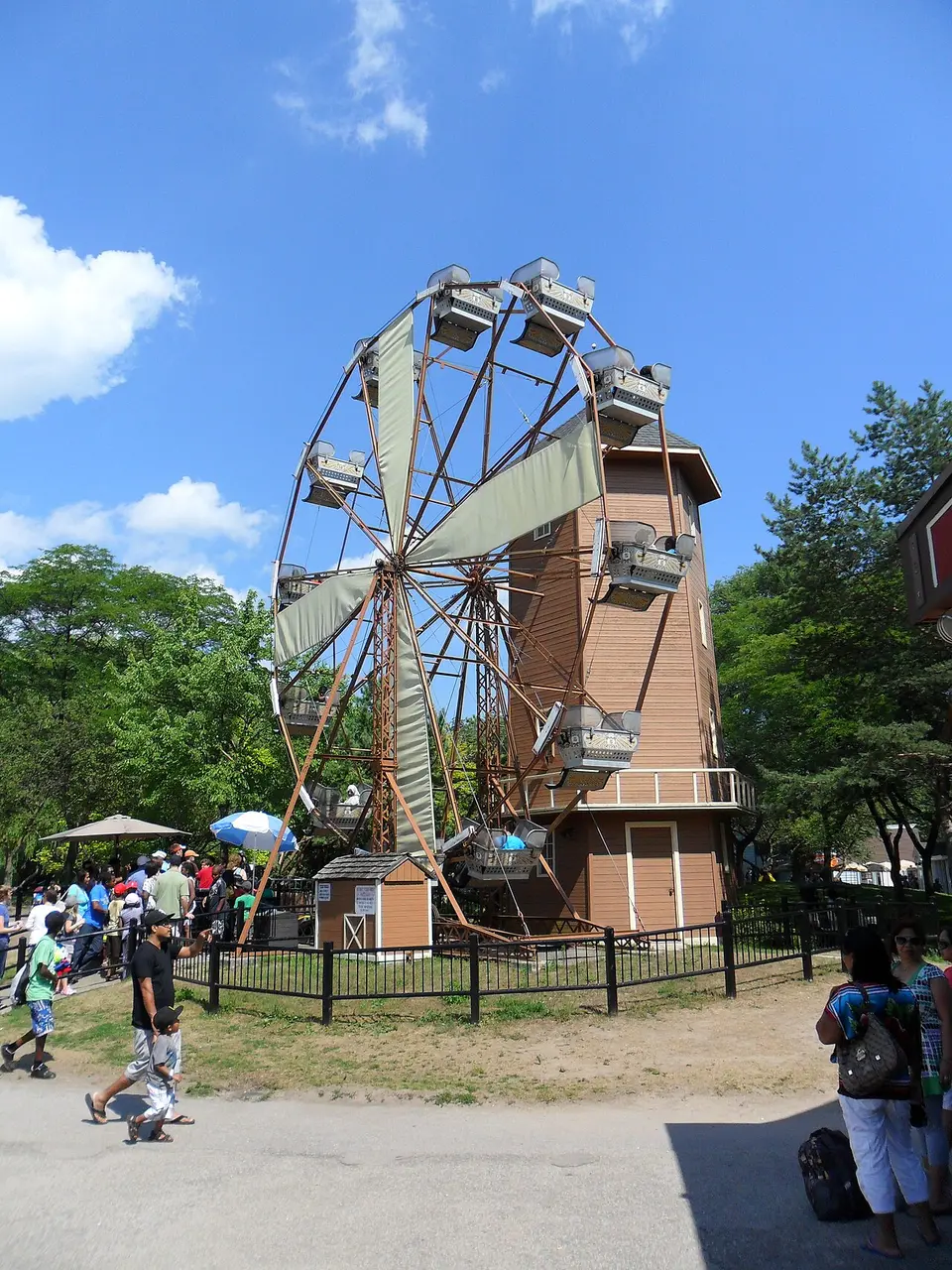 The Ferris wheel at Centreville Amusement Park on Centre Island